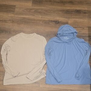 Set Of 2 Mens FREE FLY LONG SLEEVE TOPS XL